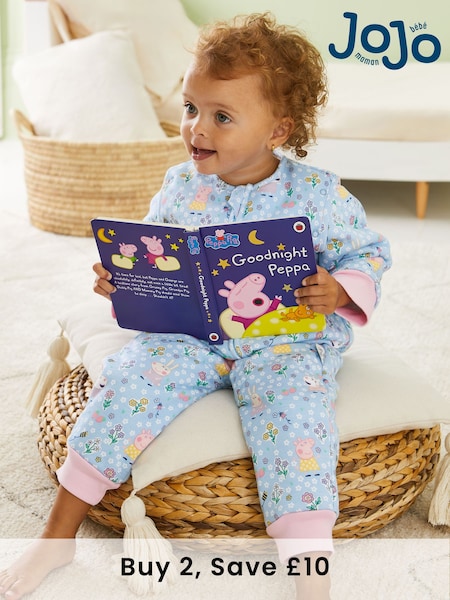 JoJo Maman Bébé Pink Peppa Pig Print Snuggler (AJ4461) | £41