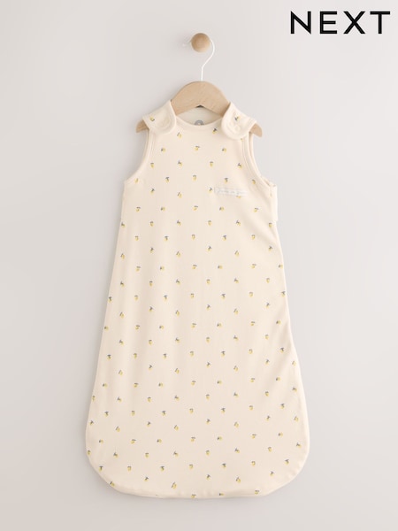 Ditsy Lemon 1 Tog  Baby 100% Cotton Sleep Bag (AJ4541) | £20 - £24