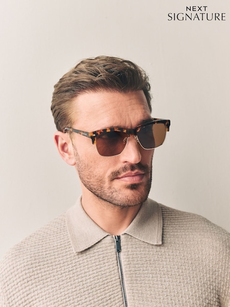 Brown Signature Sunglasses (AJ4681) | £30
