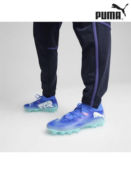 Puma Blue Womens FUTURE 7 MATCH FG/AG Football Boots (AJ4819) | £80