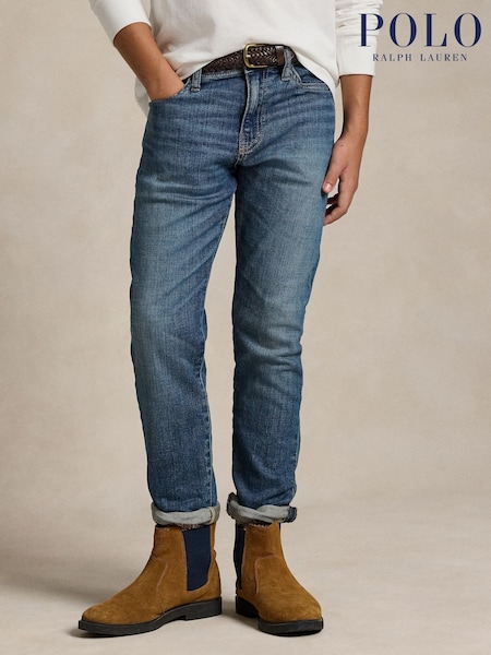 Polo Ralph Lauren Blue Boys Sullivan Slim Stretch Jeans (AJ4948) | £89