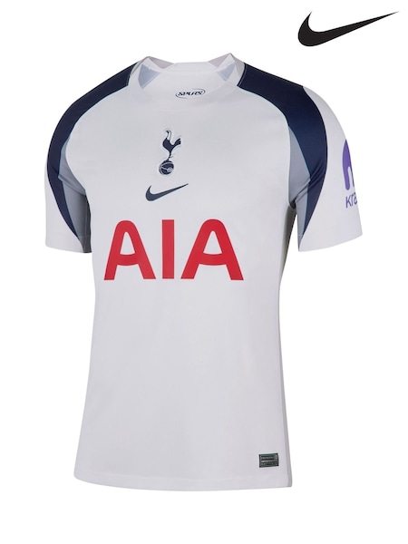 Nike White Tottenham Hotspur 2025/26 Home Football Shirt (AJ5197) | £85