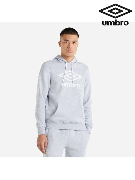 Umbro Grey Large Logo Hoodie (AJ5383) | £45
