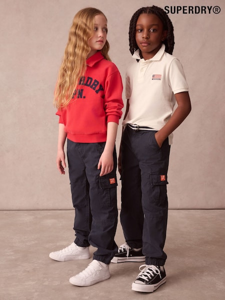 Superdry Navy Cargo Trousers (AJ5434) | £33 - £37