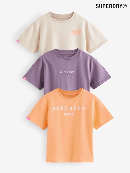 Superdry Multi Multi T-Shirt 3 Pack (AJ5442) | £26 - £32