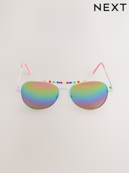 Pink Kids Aviator Sunglasses (AJ5504) | £7 - £8