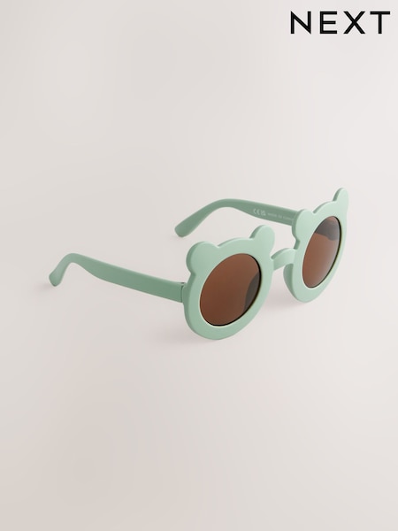 Sage Green Bear Sunglasses (AJ5571) | £6