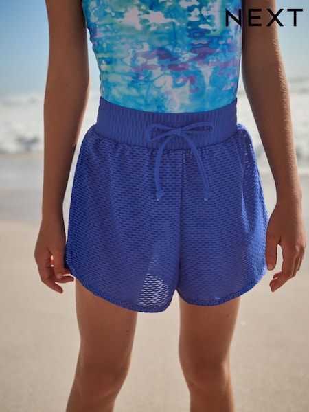 Cobalt Blue 2-in-1 Beach Shorts (3-16yrs) (AJ6246) | £10 - £15