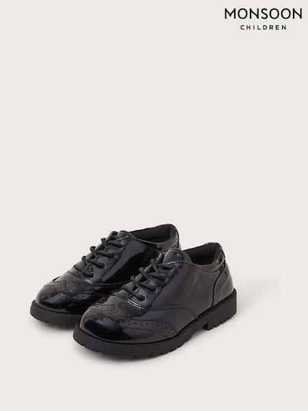Monsoon Black Patent Brogues (AJ6328) | £26 - £30