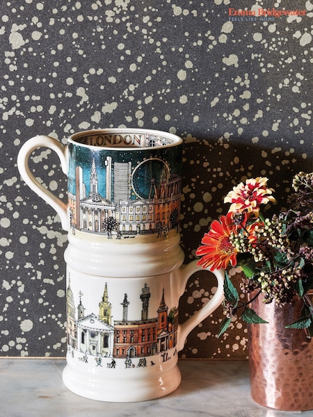 Emma Bridgewater Set of 2 Cream London 1/2 Pint Boxed Mugs (AJ6719) | £50