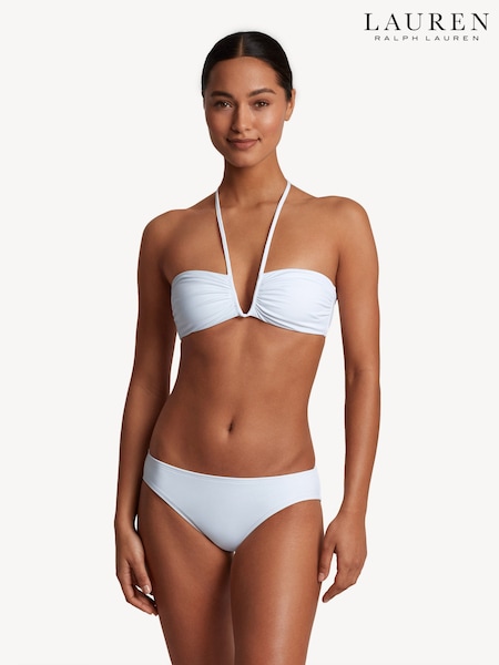 Lauren Ralph Lauren Beach Club Solids White Bikini (AJ6767) | £69