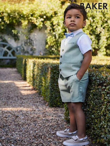 Baker by Ted Baker Shirt Waistcoat and Shorts Set (AJ6953) | £65 - £70