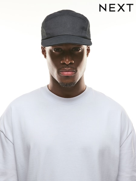Black Five Panel Cap (AJ7022) | £12