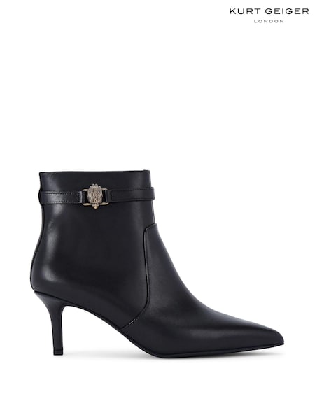 Kurt Geiger London Kensington Flexi Ankle Black Boots (AJ7155) | £209