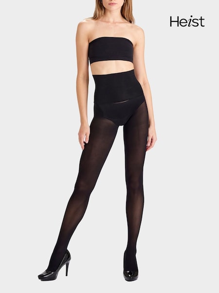 Heist The Eighty Opaque Black Tights (AJ7217) | £36