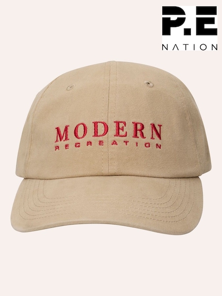 P.E Nation Tan Brown Unwind Cap (AJ7639) | £45