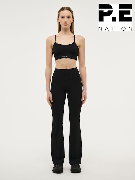 P.E Nation Black Preview Leggings (AJ7645) | £60