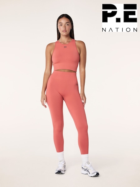 P.E Nation Red Leggings (AJ7653) | £50