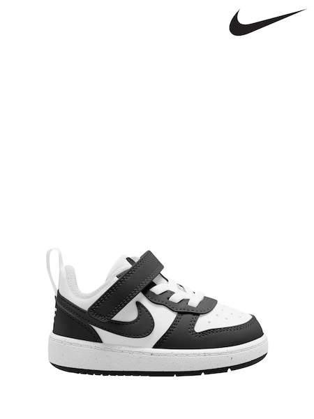 Nike Black/White Infant Court Borough Low Recraft Trainers (AJ7667) | £35