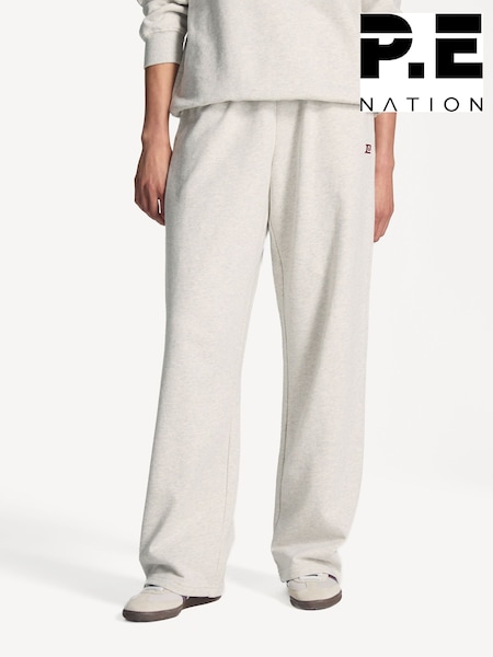 P.E Nation Light Grey 100% Cotton Trousers (AJ7710) | £75