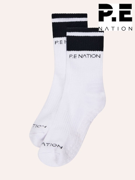 P.E Nation White Socks (AJ7719) | £15