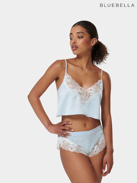 Bluebella Blue Isabella Luxury Satin Cami and Shorts Set (AJ8045) | £49