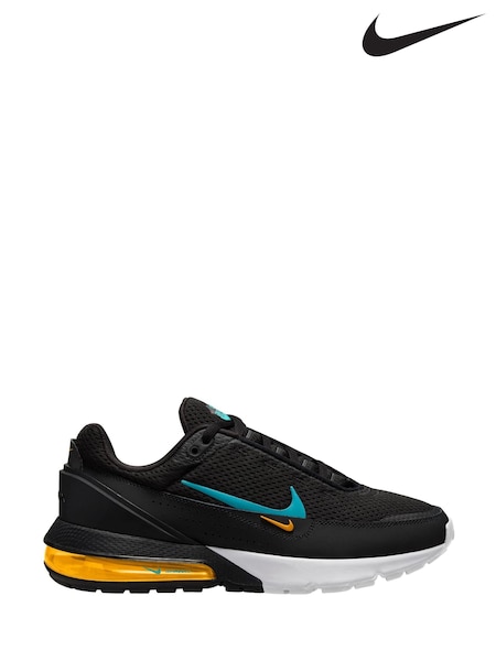 Nike Black Yellow Air Max Pulse Trainers (AJ8097) | £145