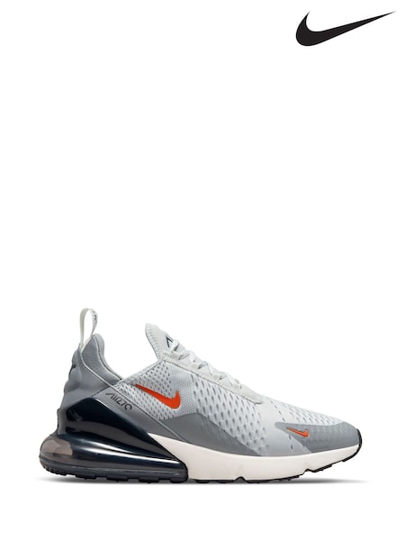 Nike Grey Air Max 270 Trainers (AJ8107) | £145