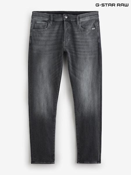G Star Faded Black Magnet 3301 Slim Fit Jeans (AJ8341) | £100