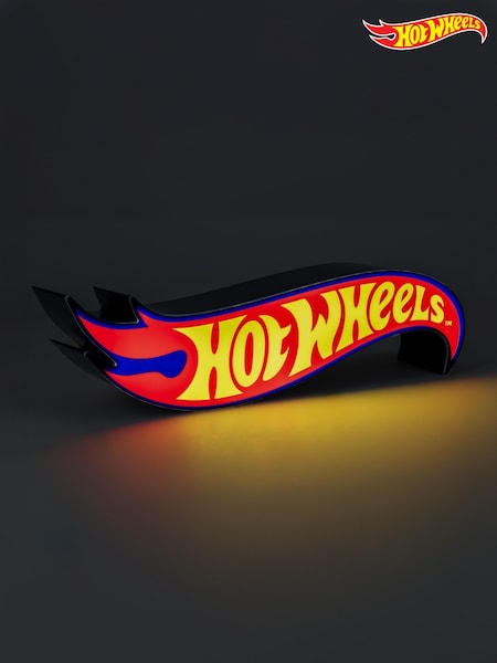 Hot Wheels Shaped Flame Racing Logo Light With Light Modes (AJ8401) | £20
