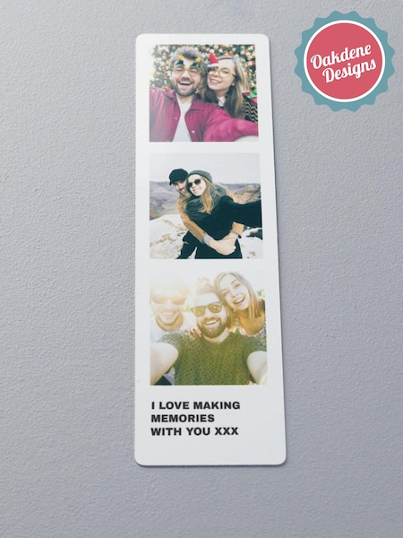 Personalised Photo Upload Bookmark by Oakdene (AJ8850) | £12