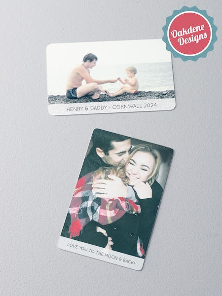 Personalised Photo Upload Wallet Card by Oakdene (AJ8855) | £10