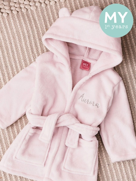 Personalised Light Fleece Robe by My 1st Years (AJ8884) | £28
