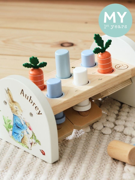 Personalised Peter Rabbit Hammer Bench by My 1st Years (AJ8892) | £32