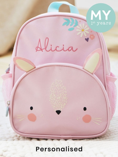 Personalised Mini Bunny Backpack by My 1st Years (AJ8947) | £30