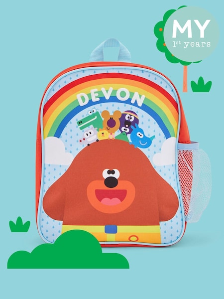 Personalised Hey Duggee Rainbow Backpack by My 1st Years (AJ8952) | £23