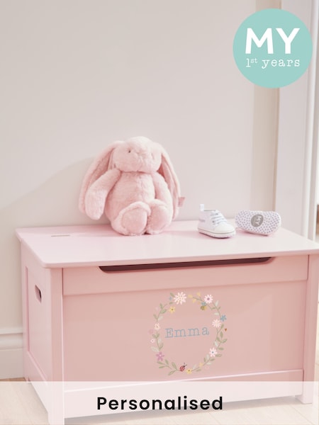 Personalised Floral Toy Box by My 1st Years (AJ8954) | £145