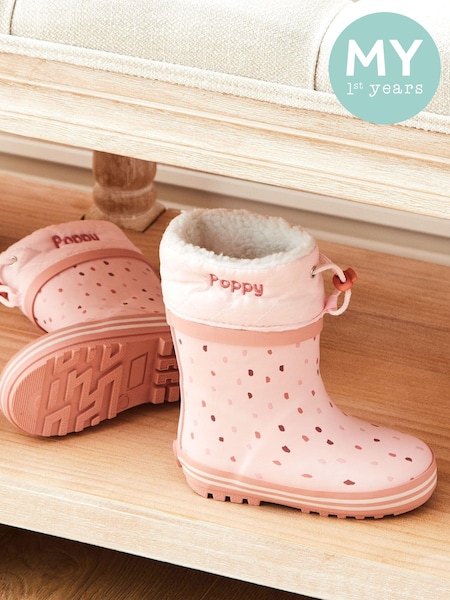 Personalised Spot Rubber Wellies by My 1st Years (AJ8970) | £32