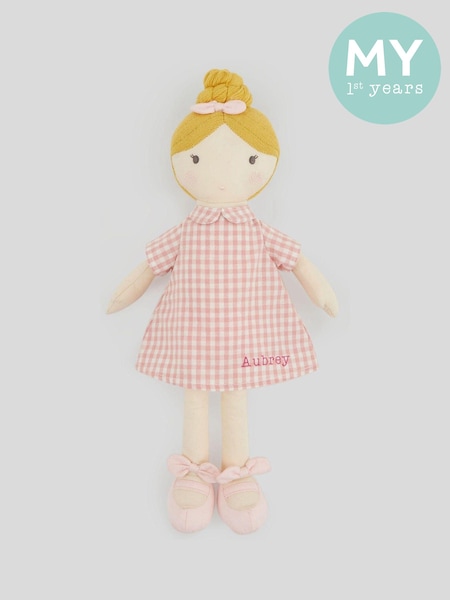 Personalised M1st Doll in Black Dress with Blonde Hair by My 1st Years (AJ8982) | £26
