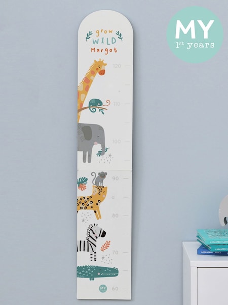 Personalised Safari Height Chart by My 1st Years (AJ8994) | £32
