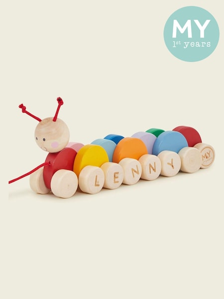 Personalised Pull Along Caterpillar by My 1st Years (AJ8997) | £27