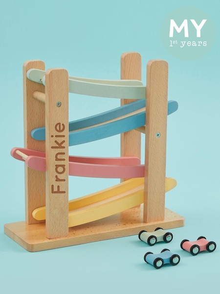 Personalised Colourful Car Ramp Wooden Toy by My 1st Years (AJ9000) | £30