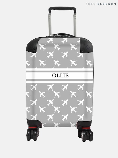 Personalised Aeroplane Suitcase by Koko Blossom (AJ9026) | £125 - £175