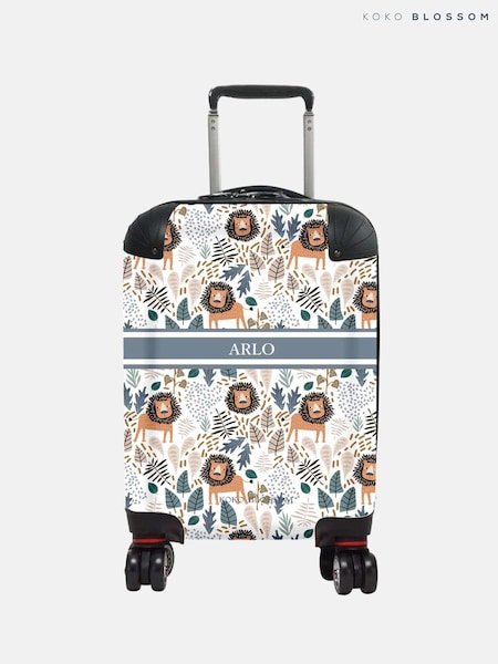Personalised Little Lion Suitcase by Koko Blossom (AJ9037) | £125 - £175
