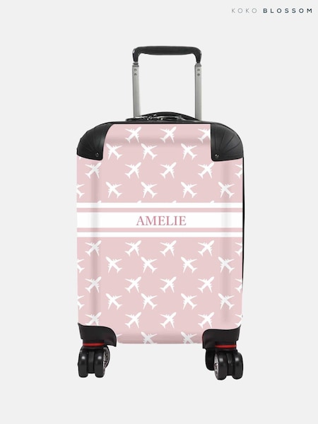 Personalised Aeroplane Suitcase by Koko Blossom (AJ9039) | £125 - £175