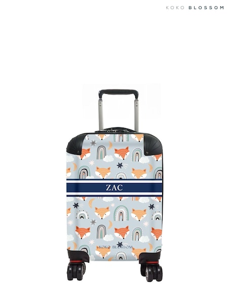 Personalised Foxy Suitcase by Koko Blossom (AJ9045) | £125 - £175