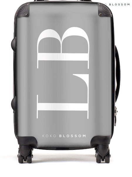 Large Personalised Initial Suitcase By Koko Blossom (AJ9046) | £145 - £175