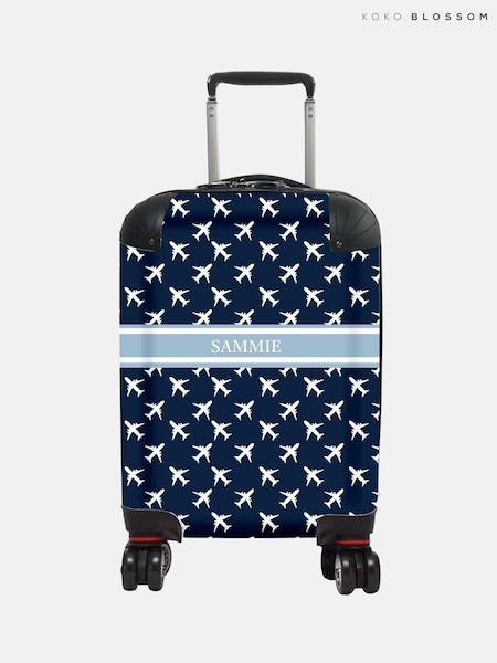 Personalised Aeroplane Suitcase by Koko Blossom (AJ9049) | £125 - £175