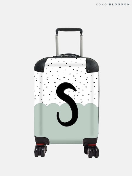 Personalised Dotty Initial Suitcase by Koko Blossom (AJ9050) | £125 - £175