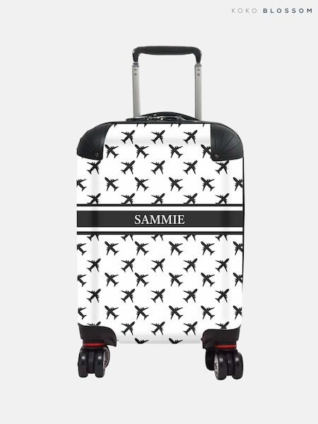 Personalised Aeroplane Suitcase by Koko Blossom (AJ9058) | £125 - £175